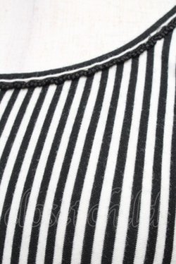 画像3: axes femme / ストライプチュニアンサンブル  黒ｘ白 S-26-02-18-031-AX-OP-HR-ZS