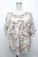 画像1: axes femme / /お花シフォントップス  アイボリー S-26-02-18-034-AX-TO-HR-ZS (1)