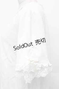 画像3: axes femme / ローズ刺繍カットカーディガン  白 S-26-02-18-036-AX-TO-HR-ZS