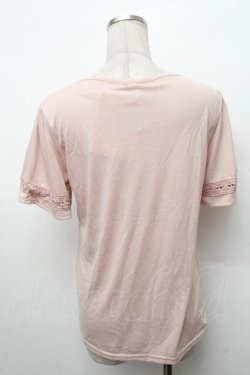 画像2: axes femme / ハシゴレース使いインナープルオーバー  ピンク S-26-02-18-039-AX-TO-HR-ZS