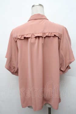 画像2: axes femme / ブーケリボン刺繍ブラウス  ピンク S-26-02-18-040-AX-BL-HR-ZS