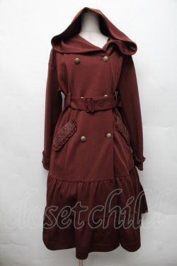 画像1: axes femme / ティアードコーディガン  ブラウン S-26-02-18-048-AX-JA-HR-ZS