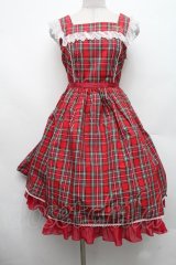 Angelic Pretty / Campusジャンパースカート  赤 S-26-02-18-049-AP-OP-AS-ZS