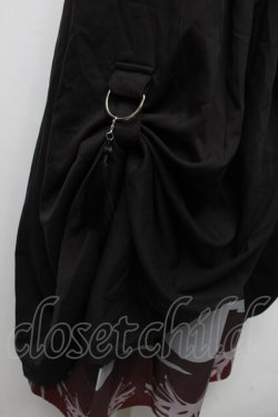 画像4: IRO+IRO / 彼岸花咲くスカート  黒 S-26-02-18-052-LO-SK-AS-ZS