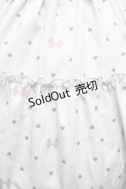 画像3: axes femme kawaii / ハートドット柄ティアードスカート  ミント S-26-02-18-059-AX-SK-AS-ZS