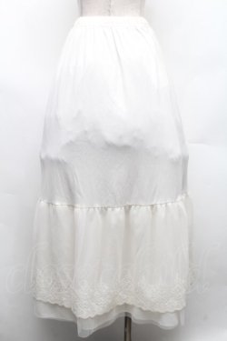 画像2: axes femme / 選べる着丈レースペチスカート L 生成り S-26-02-18-060-AX-SK-TE-ZS