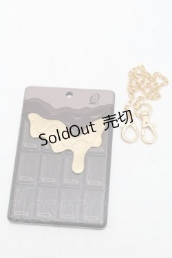 画像1: Q-pot. / メルティーチョコレートICカードケース  ブラウン S-26-02-18-008-QP-AC-AS-ZS