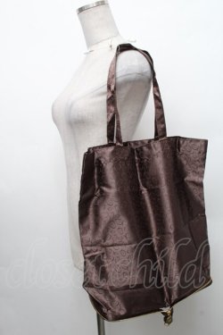画像4: Q-pot. / ビターチョコレートポータブルバッグ  ブラウン S-26-02-18-012-QP-BG-AS-ZS