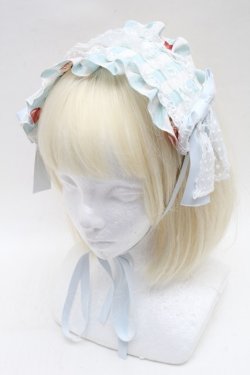 画像1: metamorphose / Cats and Cherry Cakeヘッドドレス  サックス S-26-02-18-015-ME-OP-HR-ZS