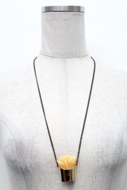 画像1: Q-pot. / Q-pot. ダイナーラッキーフレンチフライネックレス  ゴールド S-26-02-18-017-QP-AC-AS-ZS