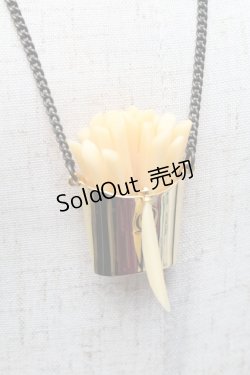 画像3: Q-pot. / Q-pot. ダイナーラッキーフレンチフライネックレス  ゴールド S-26-02-18-017-QP-AC-AS-ZS