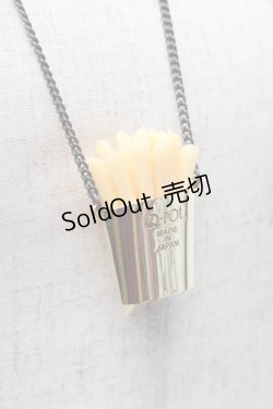 画像4: Q-pot. / Q-pot. ダイナーラッキーフレンチフライネックレス  ゴールド S-26-02-18-017-QP-AC-AS-ZS