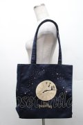 Maison de FLEUR / Peter Pan/スクエアトートバッグ  紺 S-26-02-18-019-LO-BG-AS-ZS