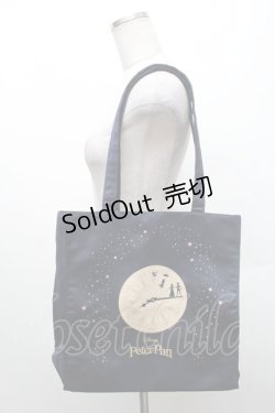 画像1: Maison de FLEUR / Peter Pan/スクエアトートバッグ  紺 S-26-02-18-019-LO-BG-AS-ZS