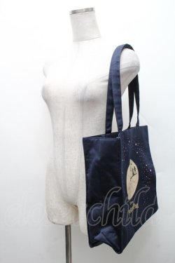 画像3: Maison de FLEUR / Peter Pan/スクエアトートバッグ  紺 S-26-02-18-019-LO-BG-AS-ZS