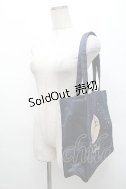 画像3: Maison de FLEUR / Peter Pan/スクエアトートバッグ  紺 S-26-02-18-019-LO-BG-AS-ZS