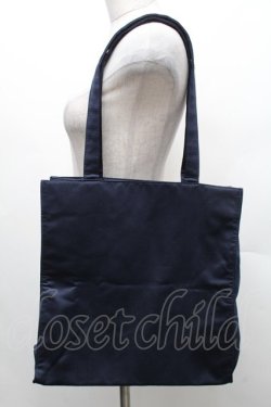 画像4: Maison de FLEUR / Peter Pan/スクエアトートバッグ  紺 S-26-02-18-019-LO-BG-AS-ZS