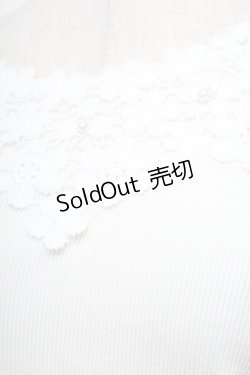 画像3: axes femme / 吸水速乾モチーフレースタンク  白 S-26-02-18-021-AX-TO-HR-ZS