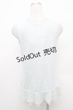 画像2: axes femme / ラメクロスタンクトップ  サックス S-26-02-18-024-AX-TO-HR-ZS