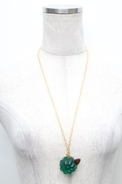 画像1: Q-pot. / コグスワース/ゼリーネックレス  グリーン S-26-02-19-039-QP-AC-AS-ZS