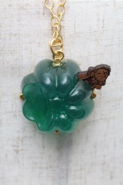 画像2: Q-pot. / コグスワース/ゼリーネックレス  グリーン S-26-02-19-039-QP-AC-AS-ZS