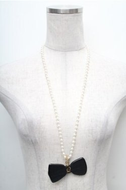 画像1: Q-pot. / エレガンスボウタイネックレス   S-26-02-19-040-QP-AC-HR-ZS