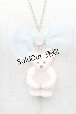画像2: Q-pot. / ポーラーベアーホワイトチョコレートクッキーネックレス  白 S-26-02-19-041-QP-AC-HR-ZS