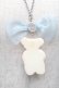 画像3: Q-pot. / ポーラーベアーホワイトチョコレートクッキーネックレス  白 S-26-02-19-041-QP-AC-HR-ZS (3)
