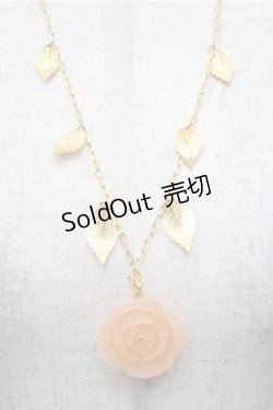 画像2: Q-pot. / オレンジローズ パート ドゥ フリュイ ネックレス  オレンジ S-26-02-19-042-QP-AC-HR-ZS