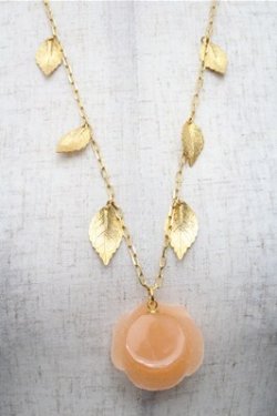 画像3: Q-pot. / オレンジローズ パート ドゥ フリュイ ネックレス  オレンジ S-26-02-19-042-QP-AC-HR-ZS