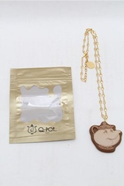 画像4: Q-pot. / ミセスポットシュガークッキーネックレス  ブラウン S-26-02-19-043-QP-AC-HR-ZS