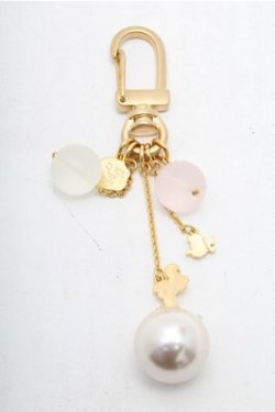 画像2: Q-pot. / /リトルマーメイド/パールキーホルダー  白 S-26-02-19-012-0-AC-HR-ZS