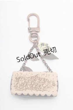 画像1: Q-pot. / 7人の小人ビスケットバッグチャーム  ブラウン S-26-02-19-013-QP-AC-AS-ZS