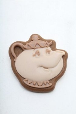 画像1: Q-pot. / ミセスポット/シュガークッキーブローチ  ブラウン S-26-02-19-017-QP-AC-HR-ZS