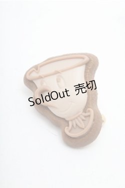 画像1: Q-pot. / チップシュガークッキーブローチ  ブラウン S-26-02-19-019-QP-AC-HR-ZS