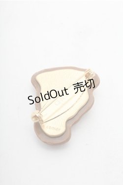 画像2: Q-pot. / チップシュガークッキーブローチ  ブラウン S-26-02-19-019-QP-AC-HR-ZS