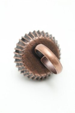 画像3: Q-pot. / サクランボンボンショコラリング  ブラウン S-26-02-19-024-QP-AC-HR-ZS