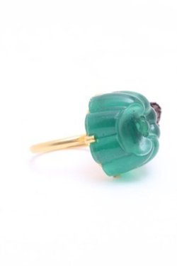 画像3: Q-pot. / コグスワースゼリーリング  グリーン S-26-02-19-025-QP-AC-HR-ZS