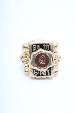 画像1: Q-pot. / チョコレートカレッジリング  ゴールド S-26-02-19-033-QP-AC-AS-ZS