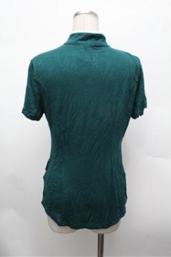 画像3: Ozz oneste / チャイナボタンカットソー  グリーン S-26-02-20-031-OO-TO-AS-ZS