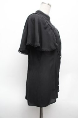 画像2: MIHO MATSUDA / ブラウス・ミウル  黒 S-26-02-20-036-GO-BL-HR-ZS