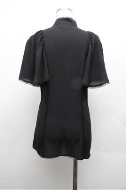画像3: MIHO MATSUDA / ブラウス・ミウル  黒 S-26-02-20-036-GO-BL-HR-ZS
