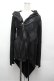 画像1: CIVARIZE / テレコ切り替えフェイクスウェード変形パーカー 46 黒 S-26-02-20-037-GO-TO-AS-ZS (1)