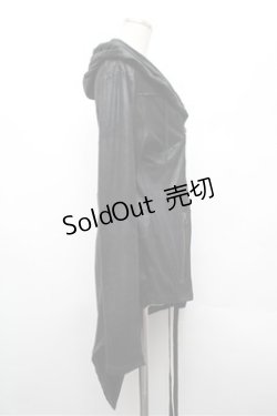 画像2: CIVARIZE / テレコ切り替えフェイクスウェード変形パーカー 46 黒 S-26-02-20-037-GO-TO-AS-ZS