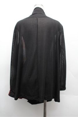 画像3: h.NAOTO / 切替変形カーディガン  黒 S-26-02-20-039-HN-TO-AS-ZS