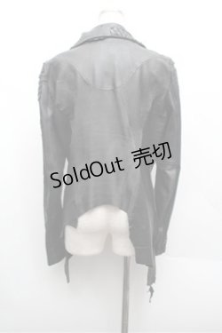 画像3: h.NAOTO / ドラゴンレザージャケット  黒 S-26-02-20-040-HN-JA-AS-ZS