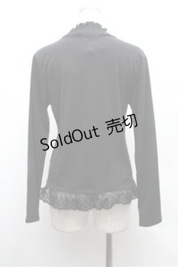 画像4: LOLITA / ピンタックレーストップス  黒 S-26-02-20-041-LO-BL-TE-ZS