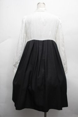 画像3: ネバアランド / 曼珠沙華ワンピース  白ｘ黒 S-26-02-20-044-LO-OP-AS-ZS