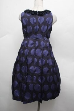 画像3: Emily Temple cute /  ドットジャンパースカート  ネイビー S-26-02-20-046-ET-OP-TE-ZS