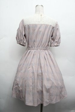 画像3: axes femme POETIQUE / スカラップビスチェ切り替えワンピース  ピンク S-26-02-20-048-AX-OP-AS-ZS